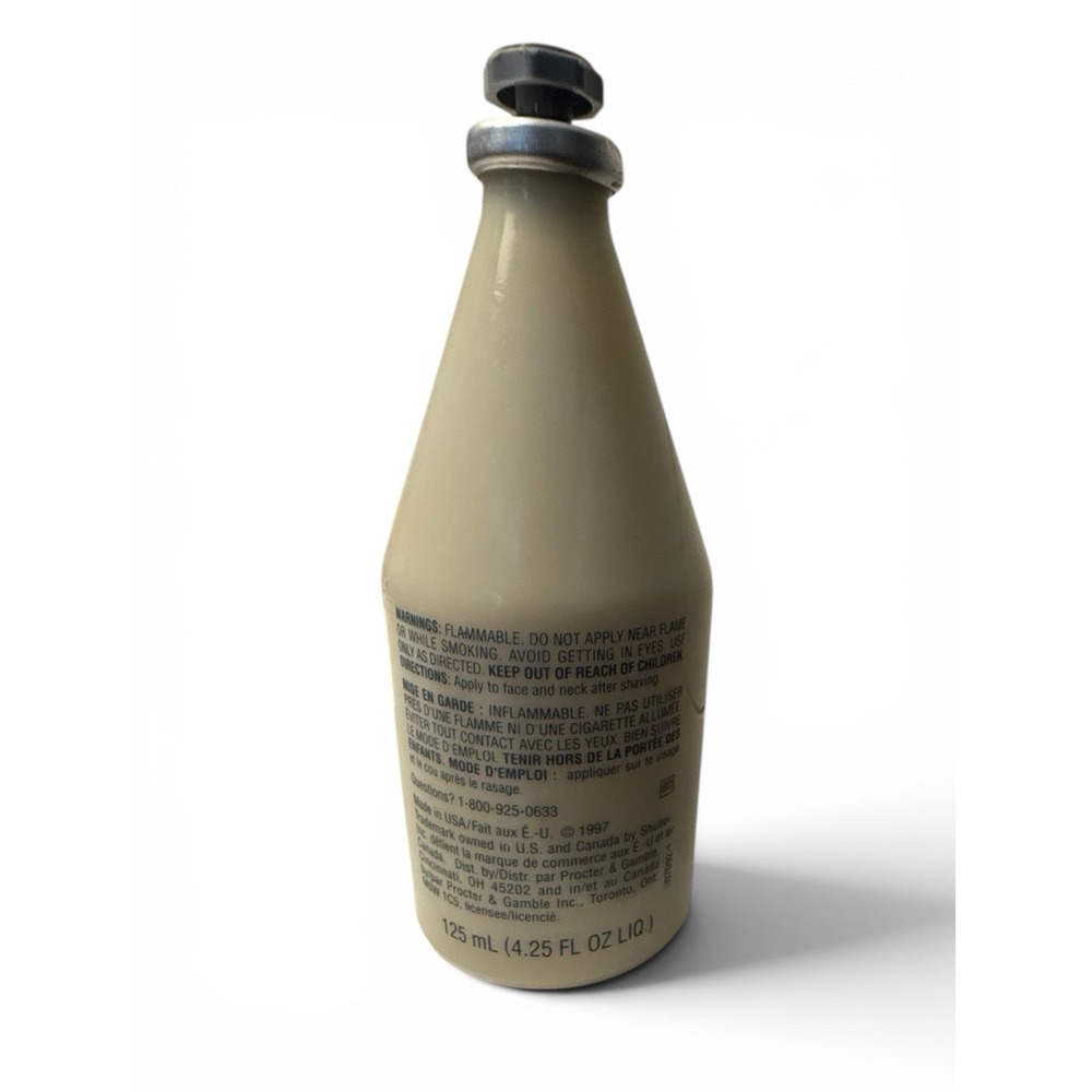 Vintage Old Spice Original After Shave Milk Glass Bottle Sailboat Star Prop 4.25 - Picture 2 of 4
